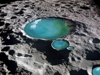 water in moon